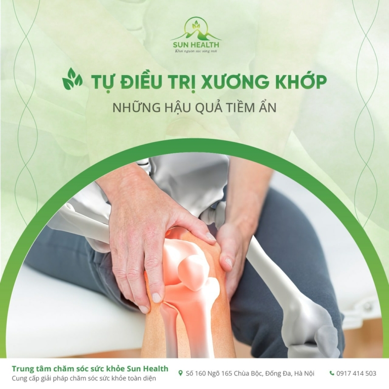 Tự điều trị xương khớp và những hậu quả